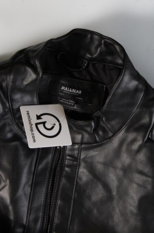 Geacă de piele pentru bărbati Pull&Bear, Mărime XL, Culoare Negru, Preț 81,99 Lei