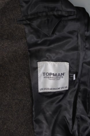 Herren Sakko Topman, Größe M, Farbe Braun, Preis € 9,99