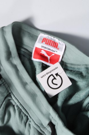 Pantaloni trening de bărbați PUMA, Mărime XL, Culoare Verde, Preț 150,99 Lei