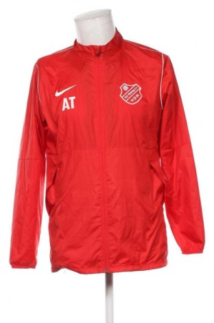 Herrenjacke Nike, Größe L, Farbe Rot, Preis 27,49 €