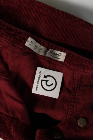 Пола Denim Co., Размер L, Цвят Червен, Цена 8,99 лв.