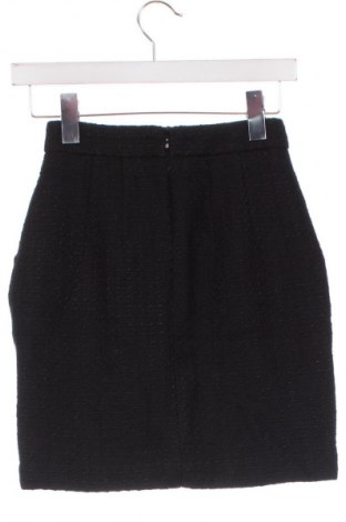 Fustă H&M, Mărime XXS, Culoare Negru, Preț 37,99 Lei