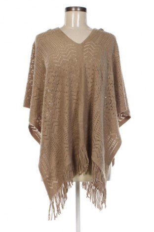 Poncho, Größe L, Farbe Beige, Preis € 20,49