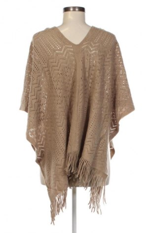 Poncho, Größe L, Farbe Beige, Preis € 10,49