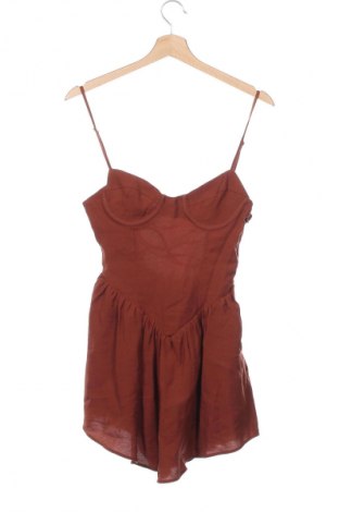 Kleid Bershka, Größe XS, Farbe Braun, Preis 8,49 €