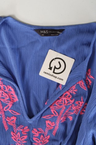 Kleid Marks & Spencer, Größe XS, Farbe Blau, Preis € 13,99