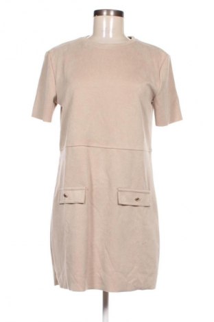 Kleid Zara, Größe M, Farbe Beige, Preis 22,49 €