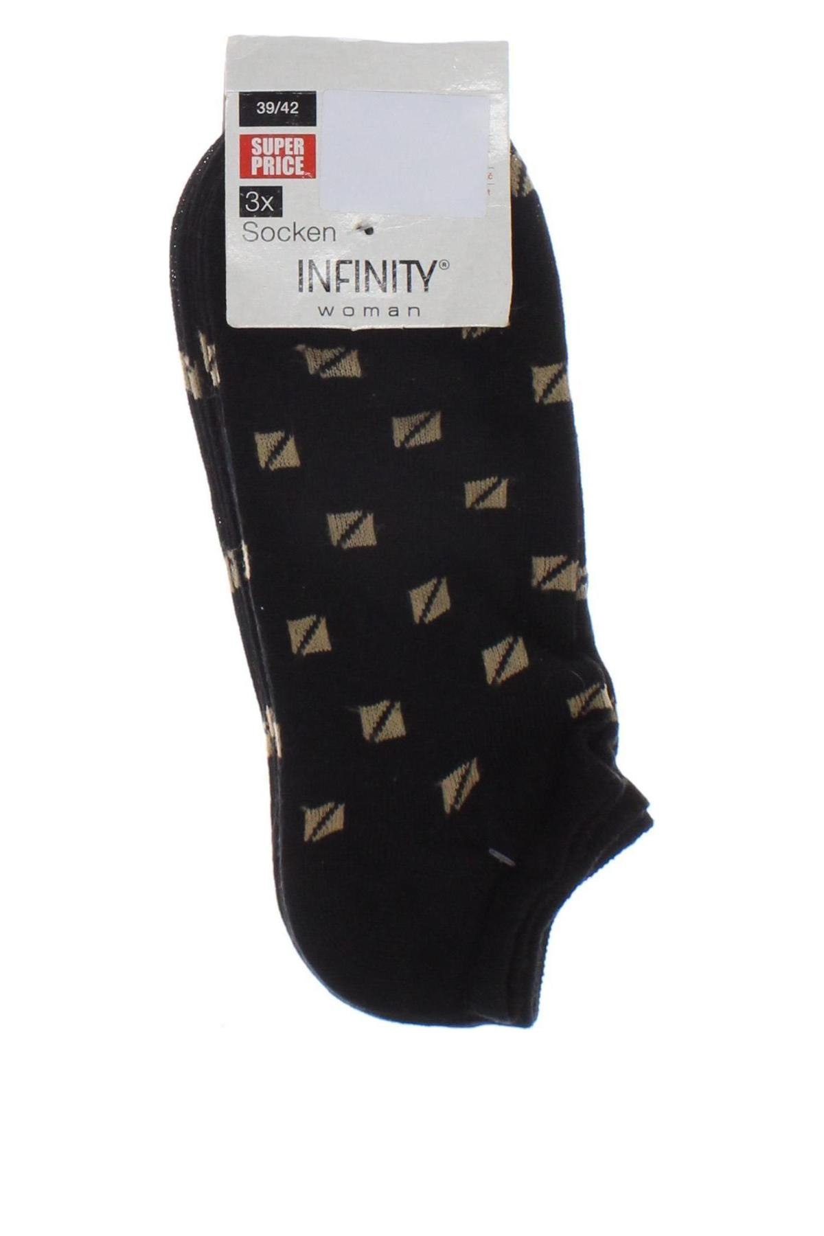 Socken Infinity Woman, Größe M, Farbe Schwarz, Preis 7,99 €