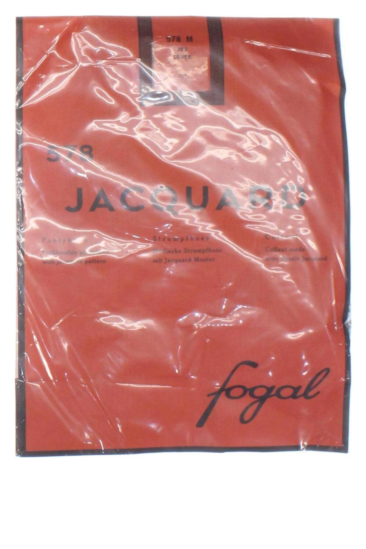 Καλσόν Jacquard, Μέγεθος M, Χρώμα Ασημί, Τιμή 13,99 €