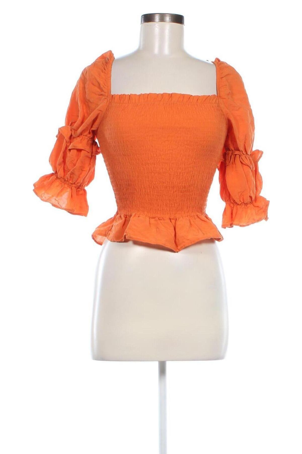 Damen Shirt Bershka, Größe S, Farbe Orange, Preis € 10,00