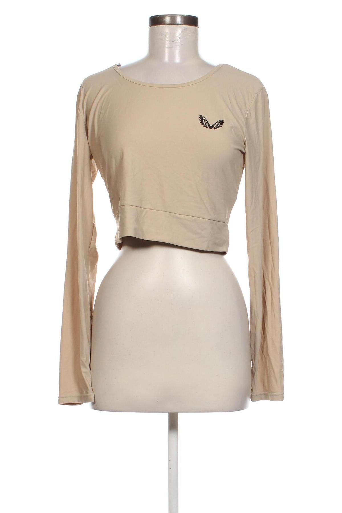 Damen Shirt Castore, Größe L, Farbe Beige, Preis 24,48 €