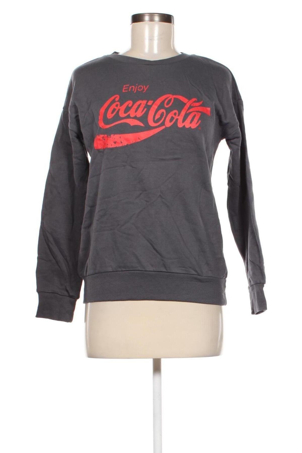 Damen Shirt Coca Cola, Größe M, Farbe Grau, Preis € 9,99