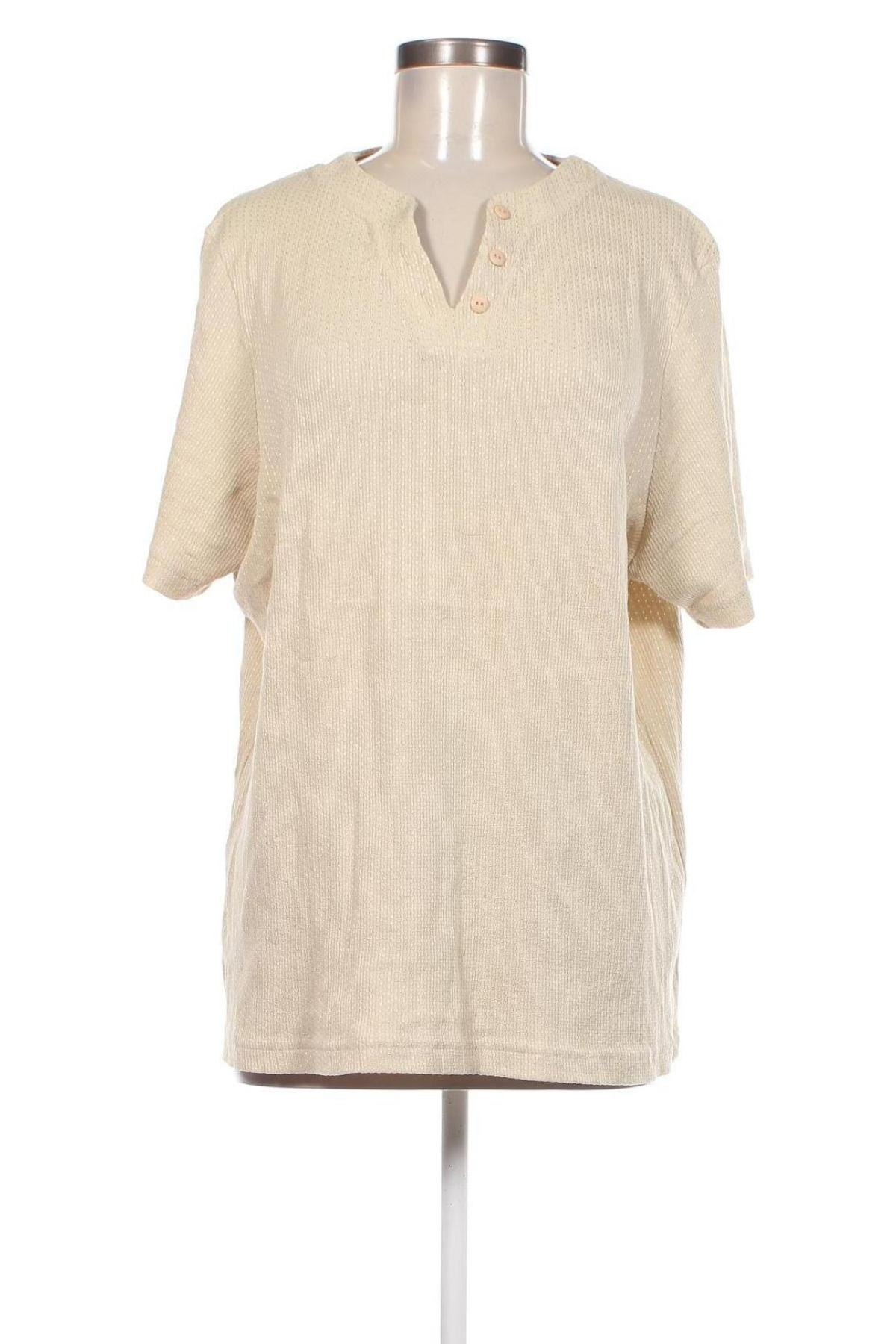 Damen Shirt Fashion Bug, Größe XXL, Farbe Beige, Preis 9,99 €