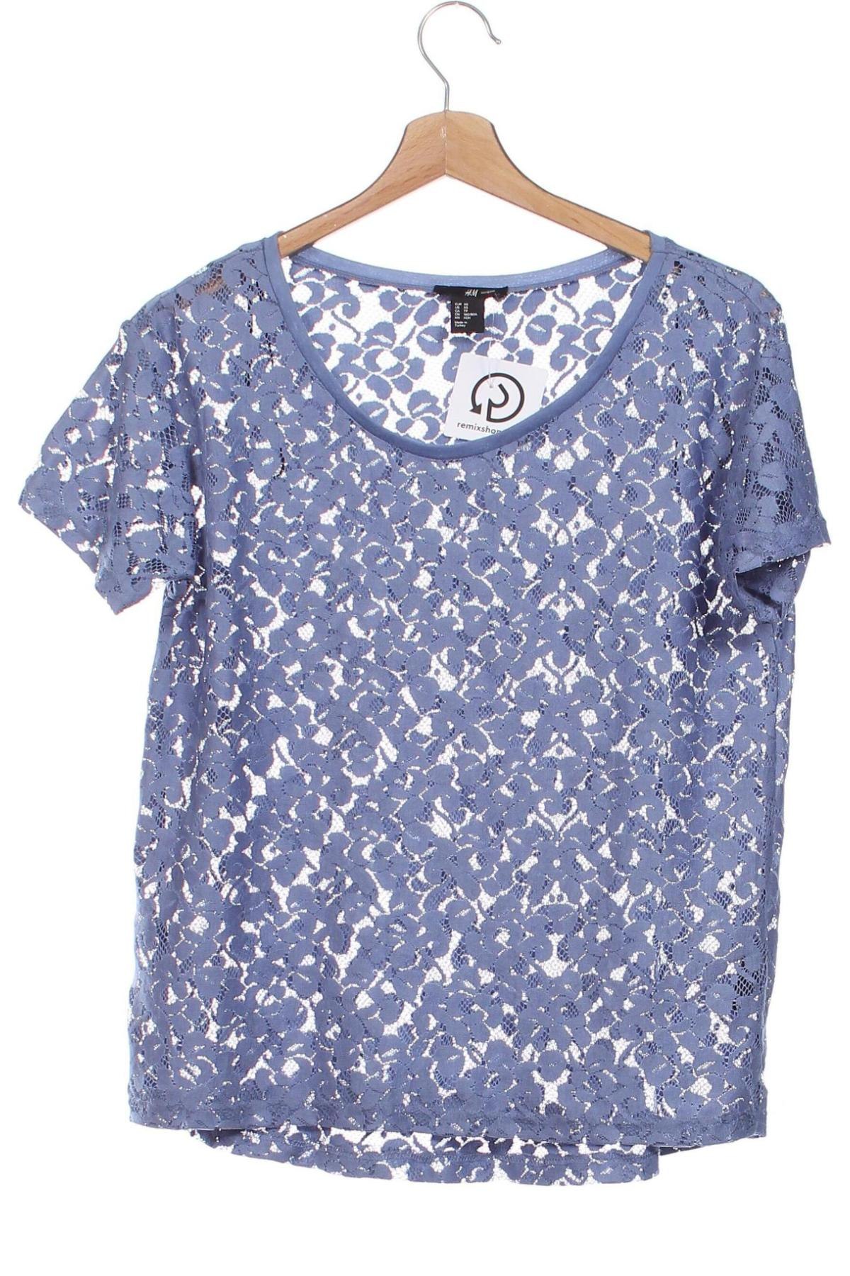 Damen Shirt H&M, Größe XS, Farbe Blau, Preis € 5,99