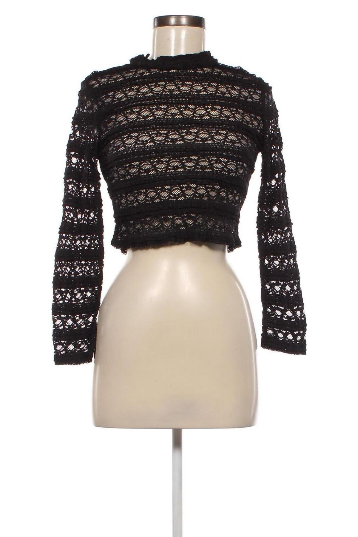 Bluză de femei H&M Divided, Mărime S, Culoare Negru, Preț 31,99 Lei