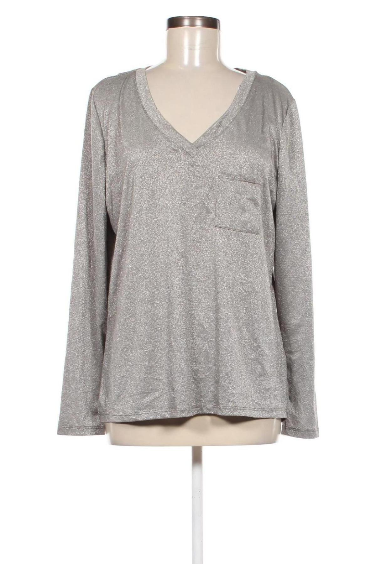 Damen Shirt Janina, Größe XL, Farbe Silber, Preis 6,99 €