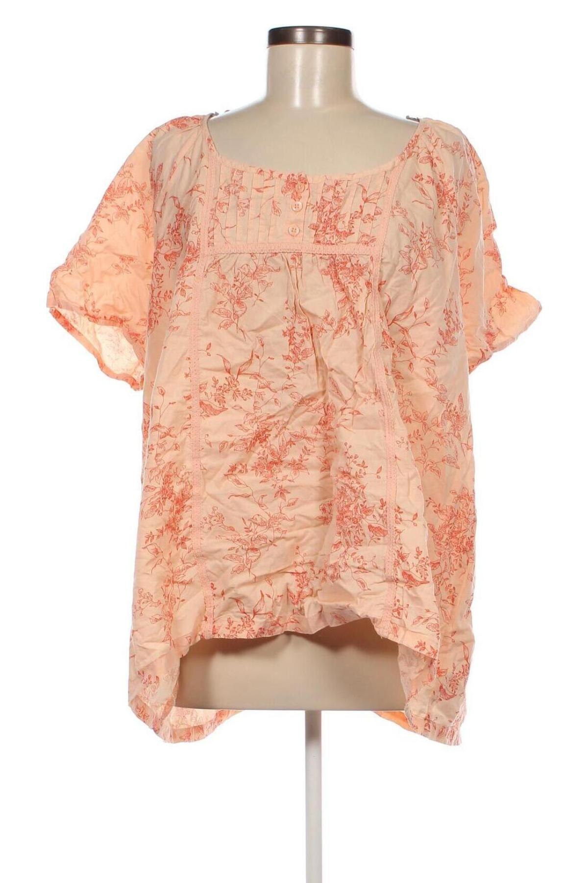 Damen Shirt Janina, Größe 4XL, Farbe Orange, Preis € 9,72