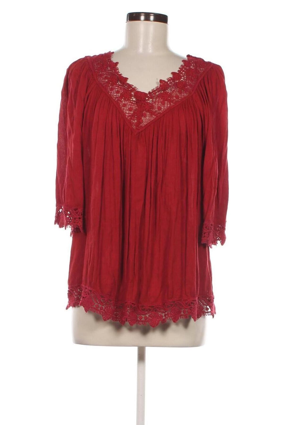 Damen Shirt Mango, Größe S, Farbe Rot, Preis 7,99 €