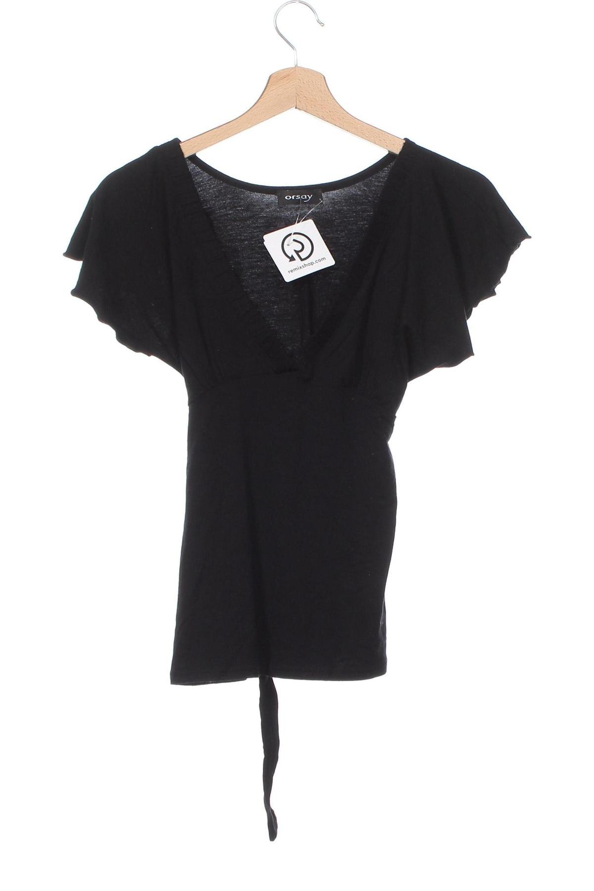 Damen Shirt Orsay, Größe XS, Farbe Schwarz, Preis 8,49 €