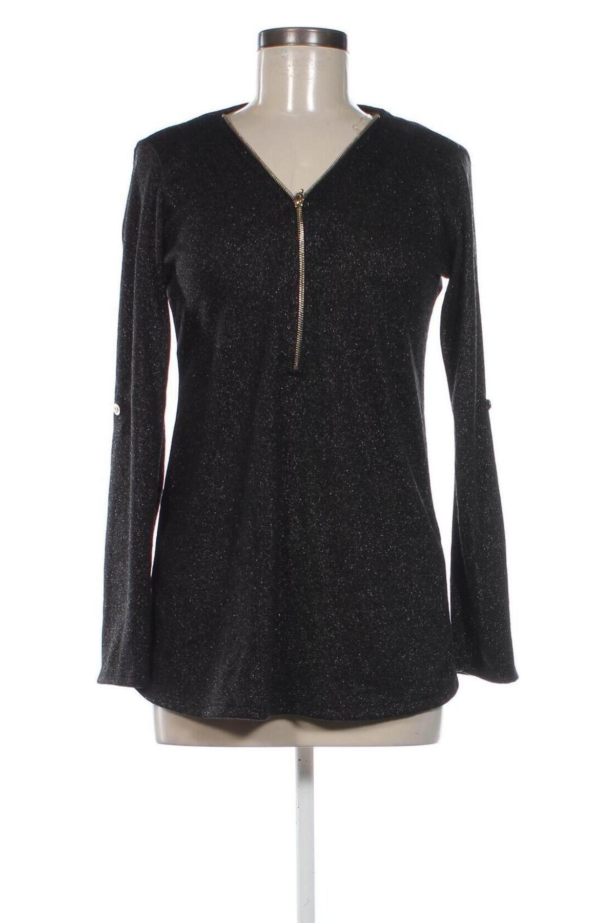 Damen Shirt Piazza Italia, Größe M, Farbe Schwarz, Preis 9,99 €