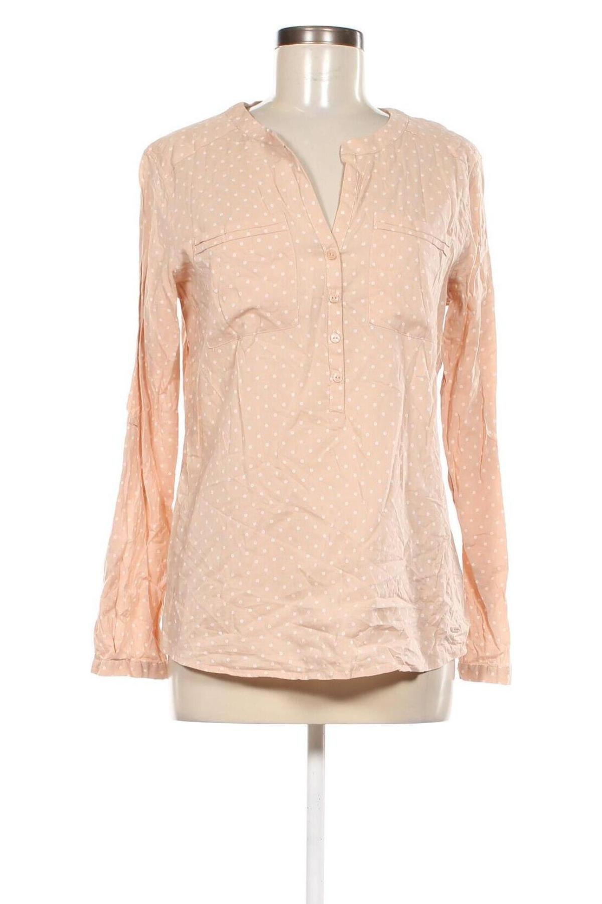 Damen Shirt Tom Tailor, Größe M, Farbe Beige, Preis 8,99 €