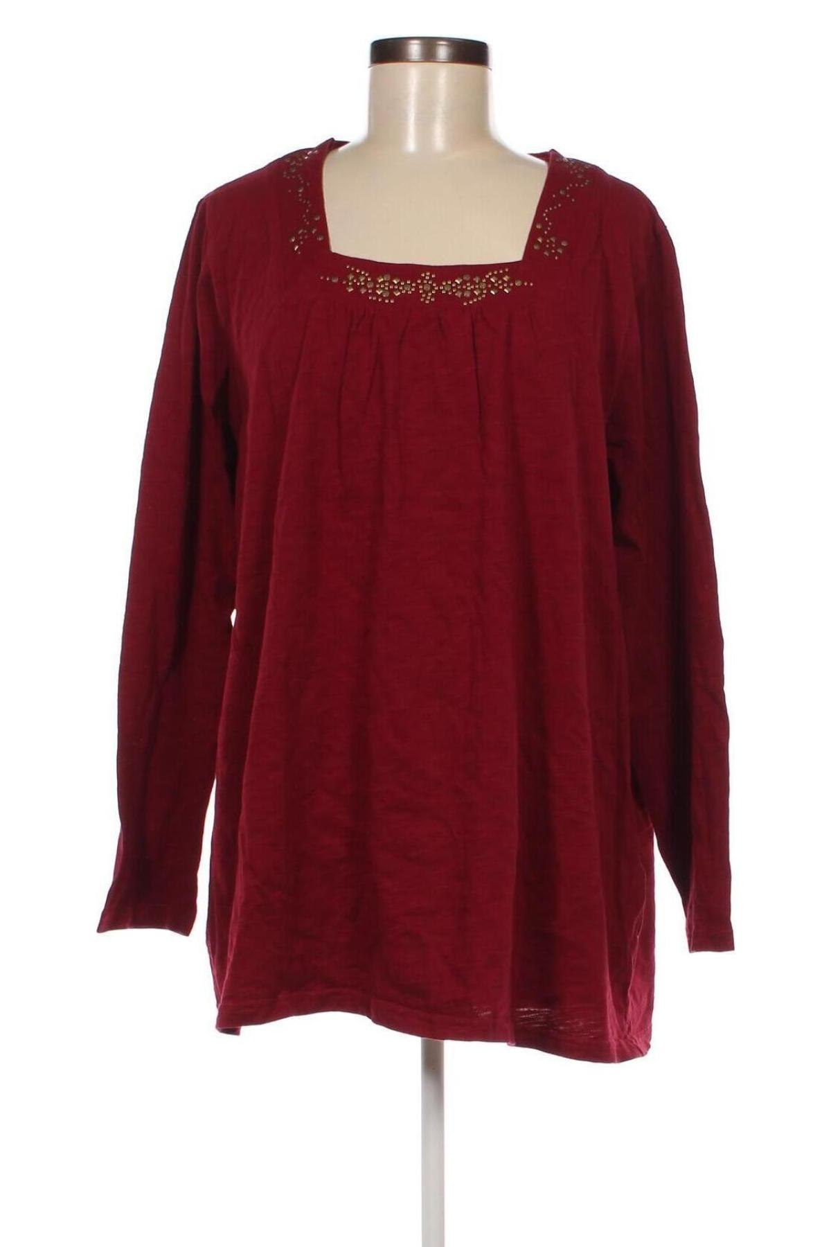 Damen Shirt Ulla Popken, Größe XXL, Farbe Rot, Preis € 10,99