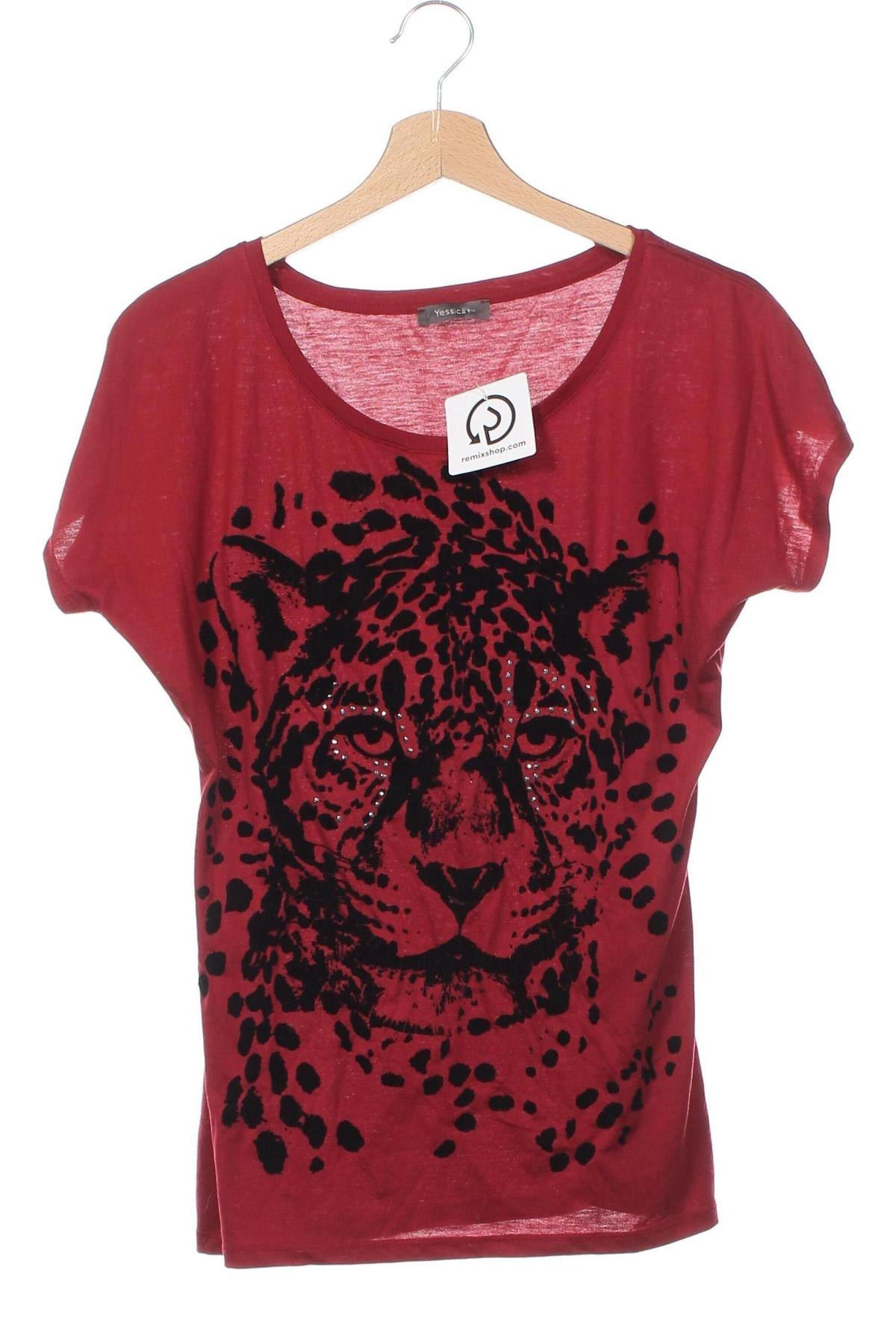 Damen Shirt Yessica, Größe XS, Farbe Rot, Preis 6,49 €