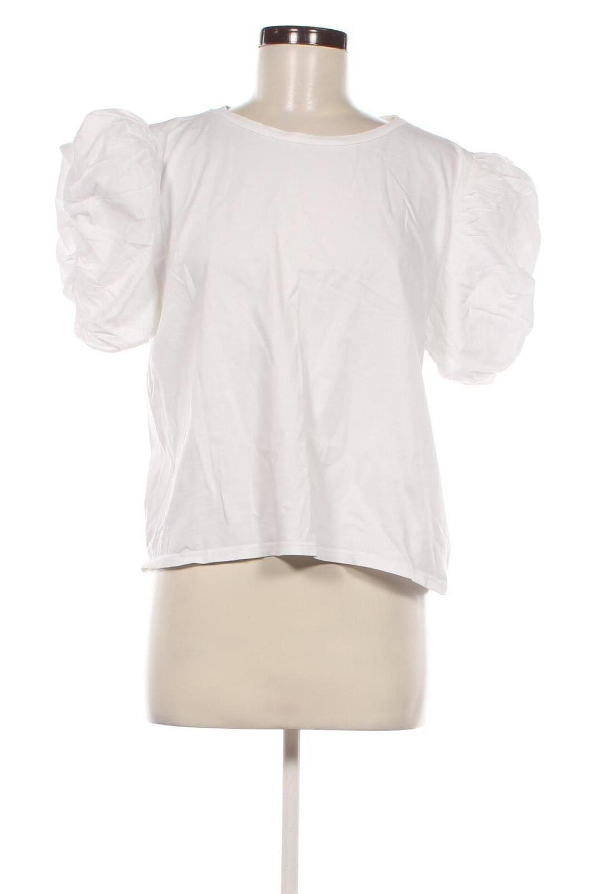 Damen Shirt Zara, Größe L, Farbe Weiß, Preis € 6,49