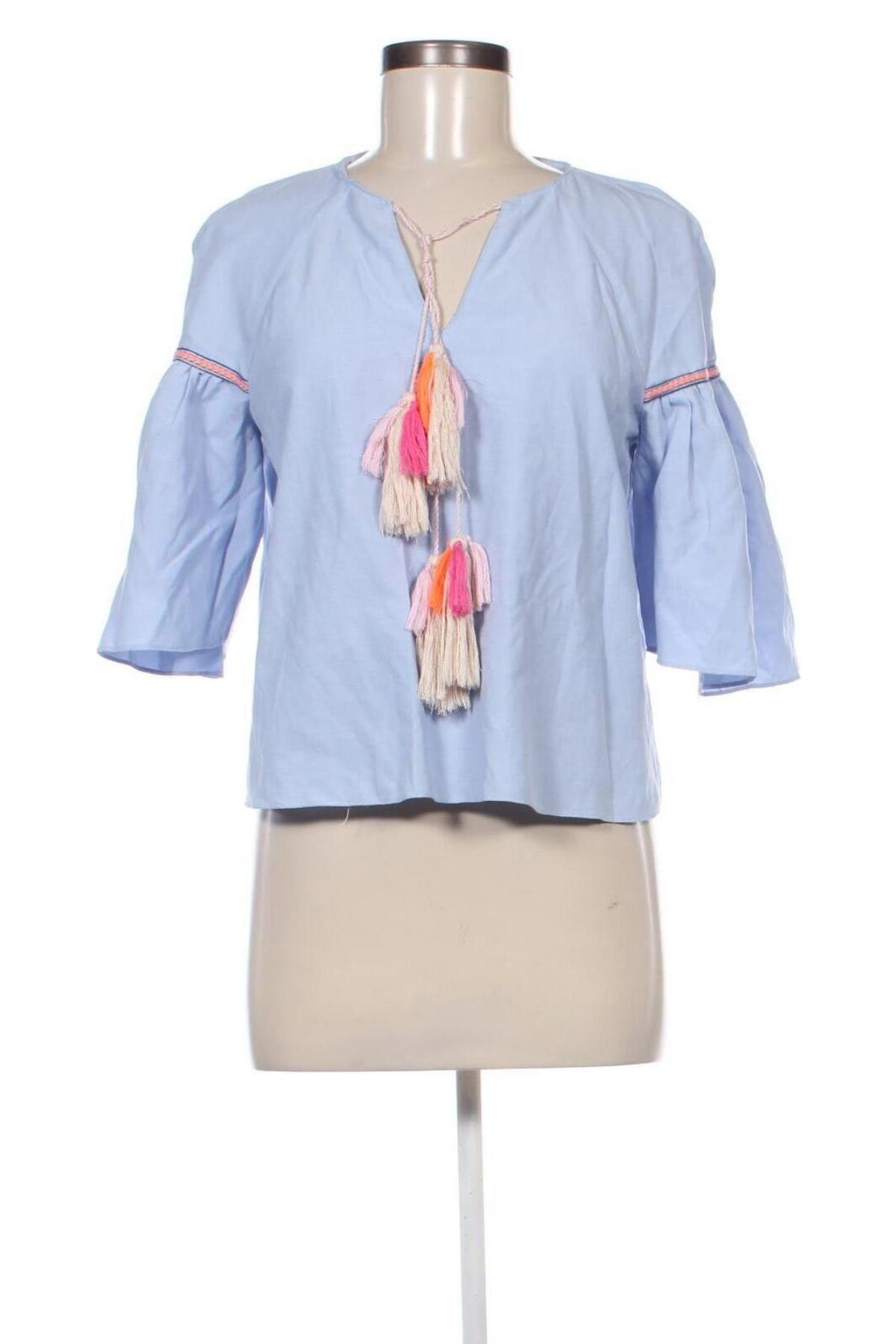 Damen Shirt Zara, Größe L, Farbe Blau, Preis € 6,99