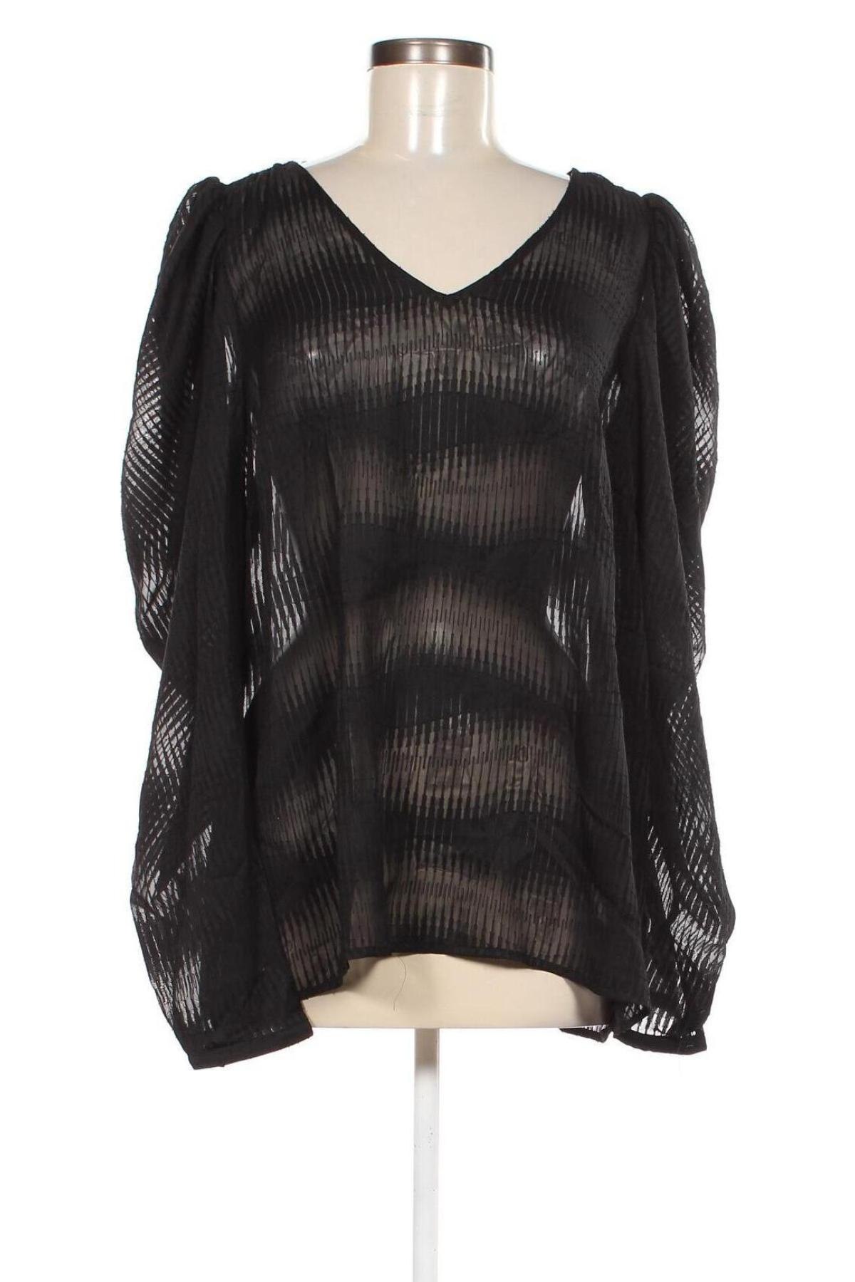 Damen Shirt Zizzi, Größe XXL, Farbe Schwarz, Preis 15,49 €