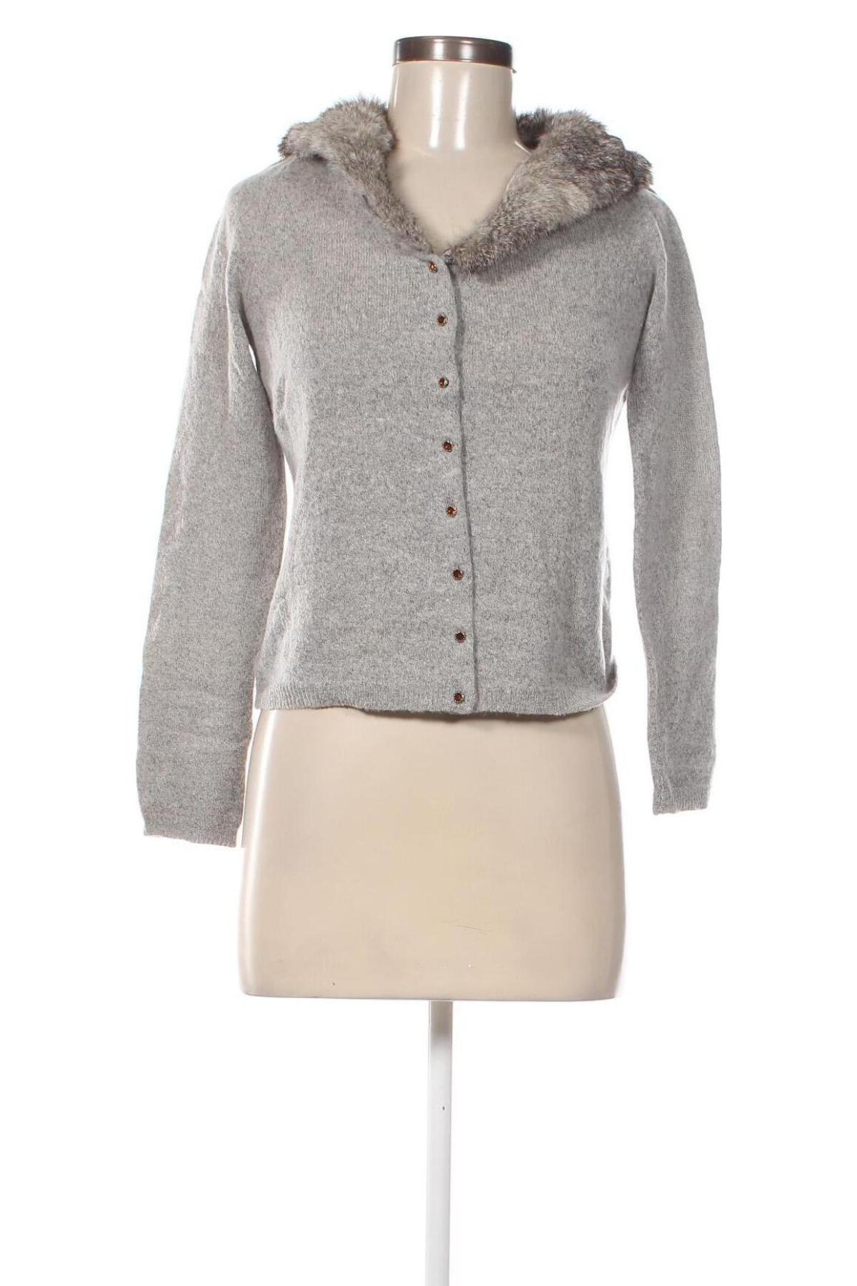 Damen Strickjacke, Größe M, Farbe Grau, Preis € 11,49