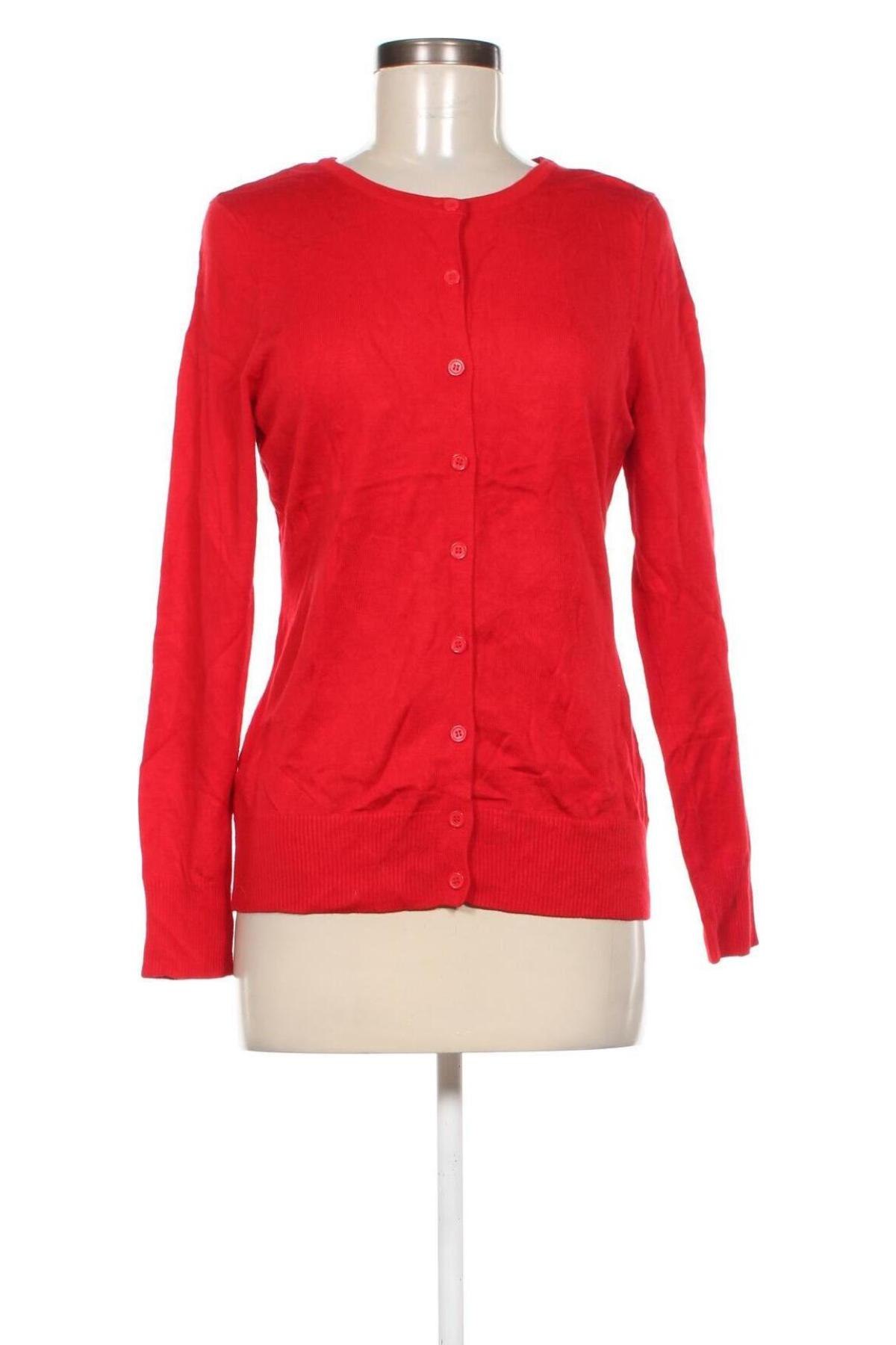 Damen Strickjacke, Größe M, Farbe Rot, Preis 6,49 €