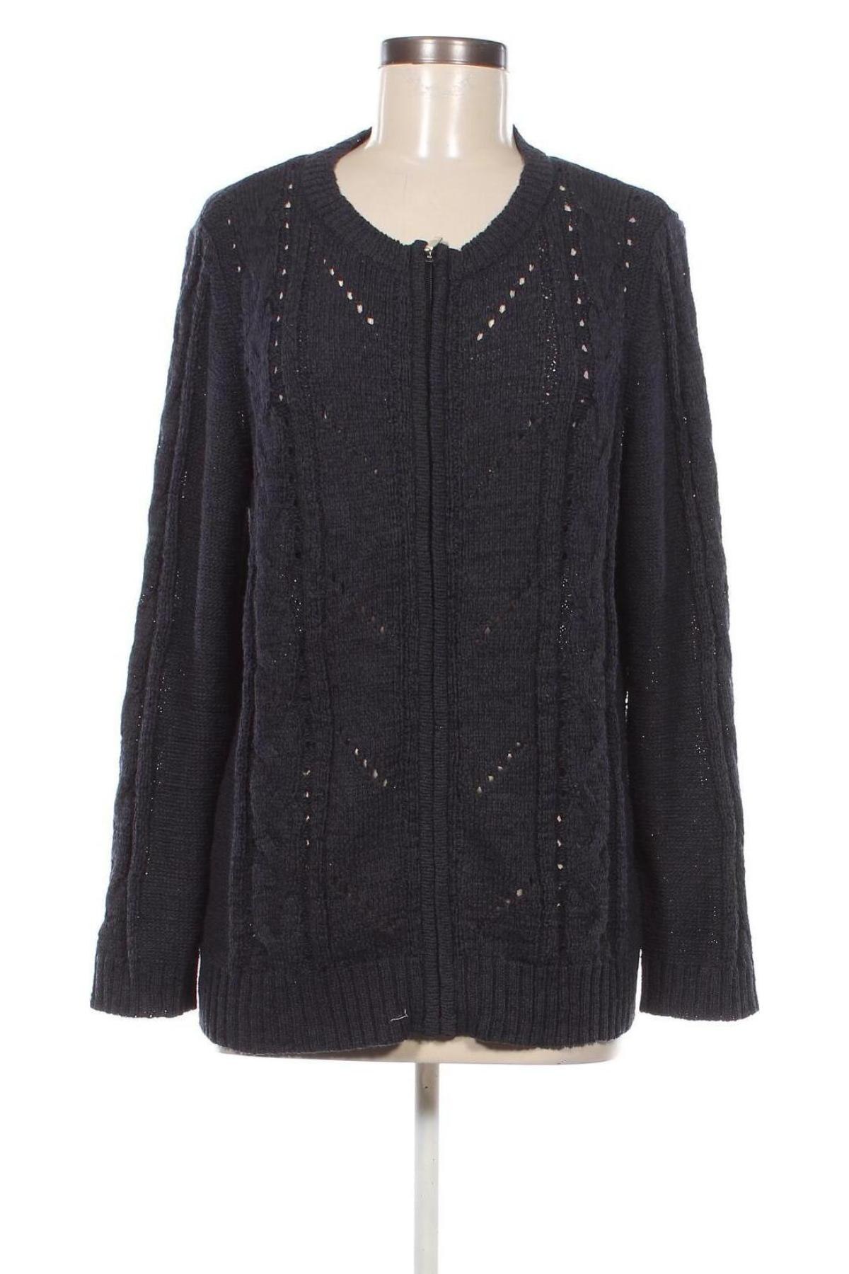 Cardigan de damă, Mărime L, Culoare Albastru, Preț 32,99 Lei