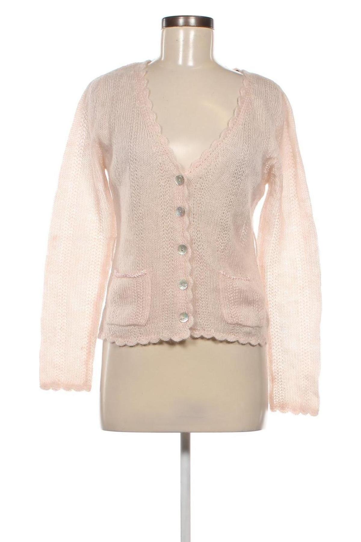 Damen Strickjacke, Größe M, Farbe Rosa, Preis 10,49 €