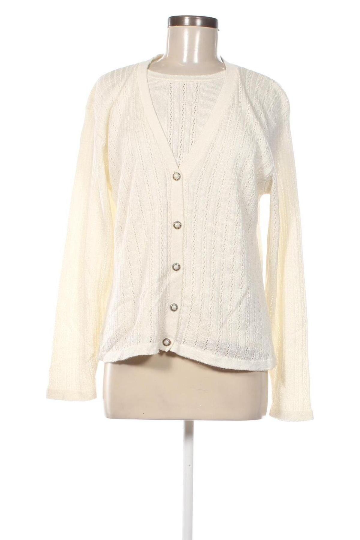 Cardigan de damă Alfred Dunner, Mărime M, Culoare Alb, Preț 44,99 Lei