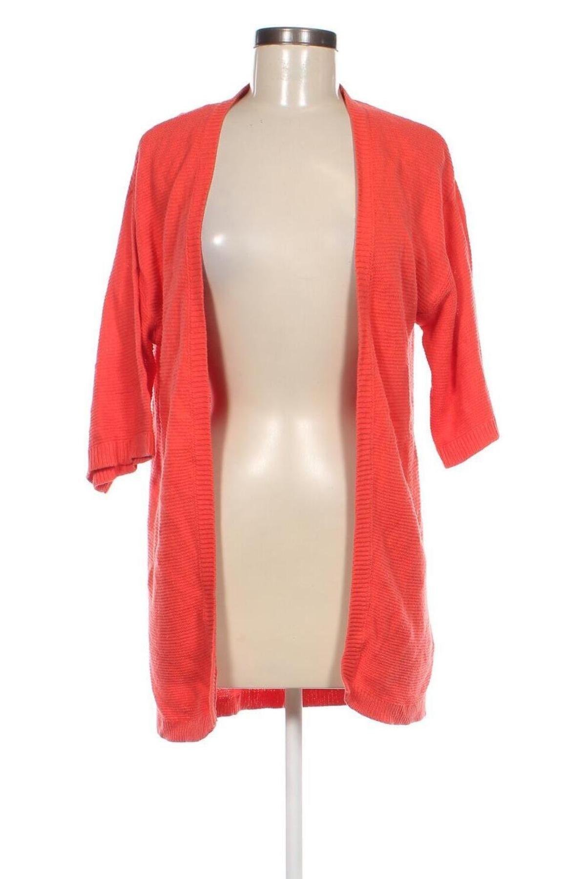 Damen Strickjacke Bershka, Größe L, Farbe Orange, Preis 7,49 €