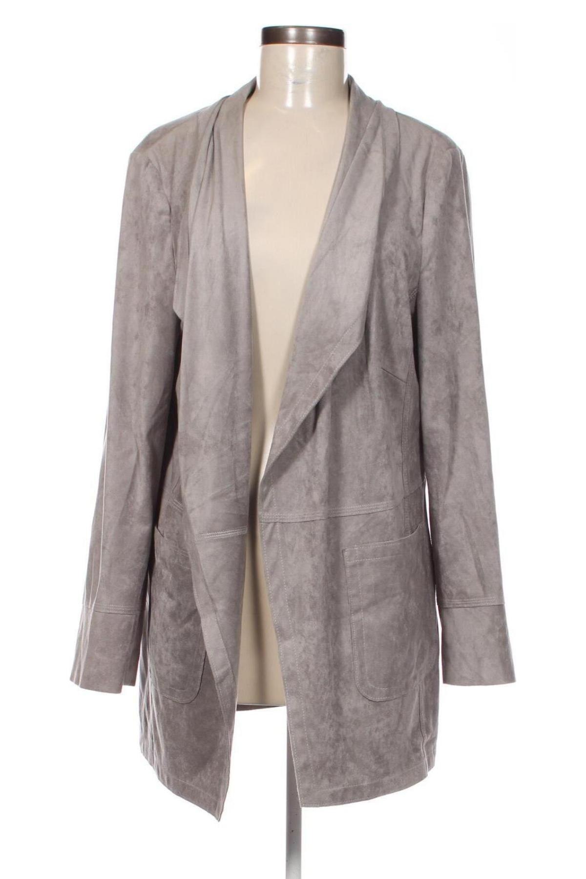 Damen Strickjacke Bianca, Größe XL, Farbe Grau, Preis 8,99 €