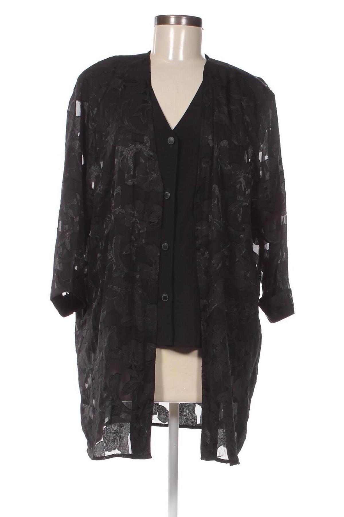 Cardigan de damă Canda, Mărime XL, Culoare Negru, Preț 43,99 Lei