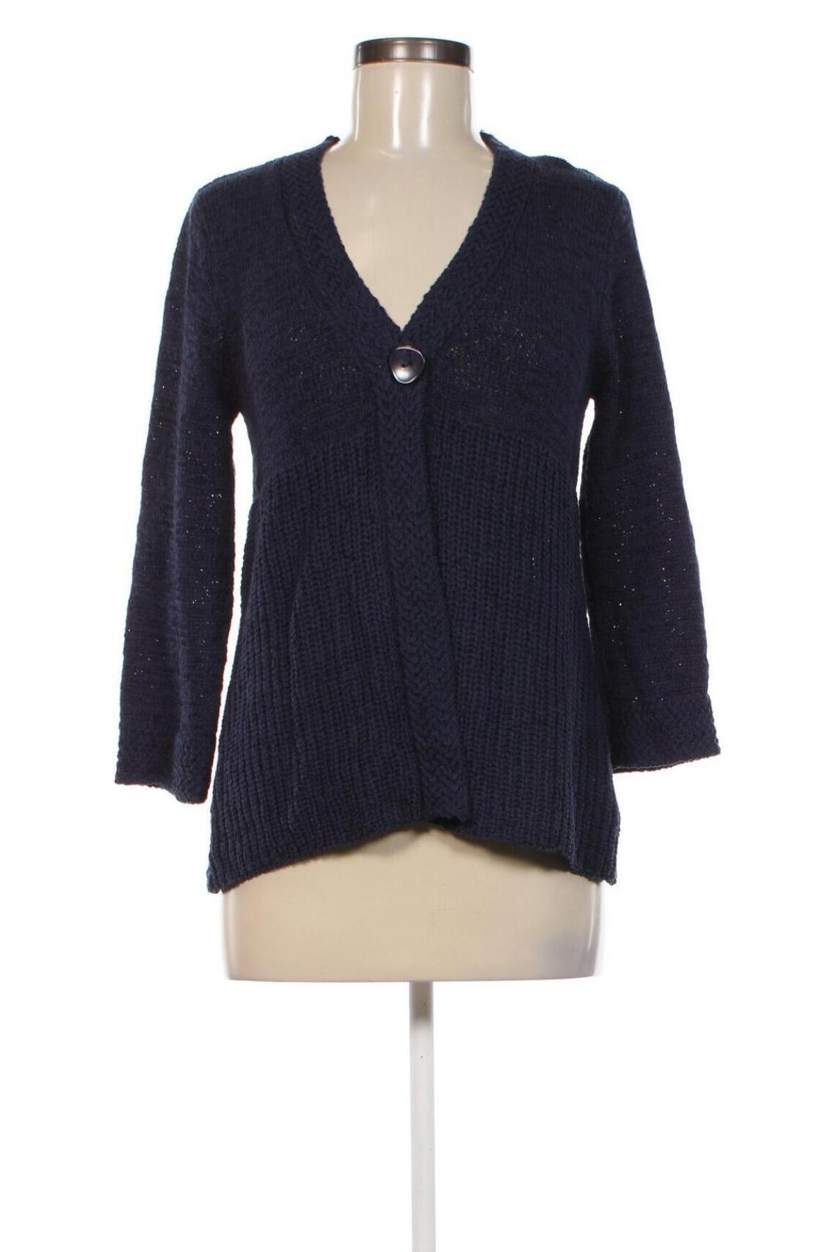 Damen Strickjacke Carole Little, Größe M, Farbe Blau, Preis 9,49 €