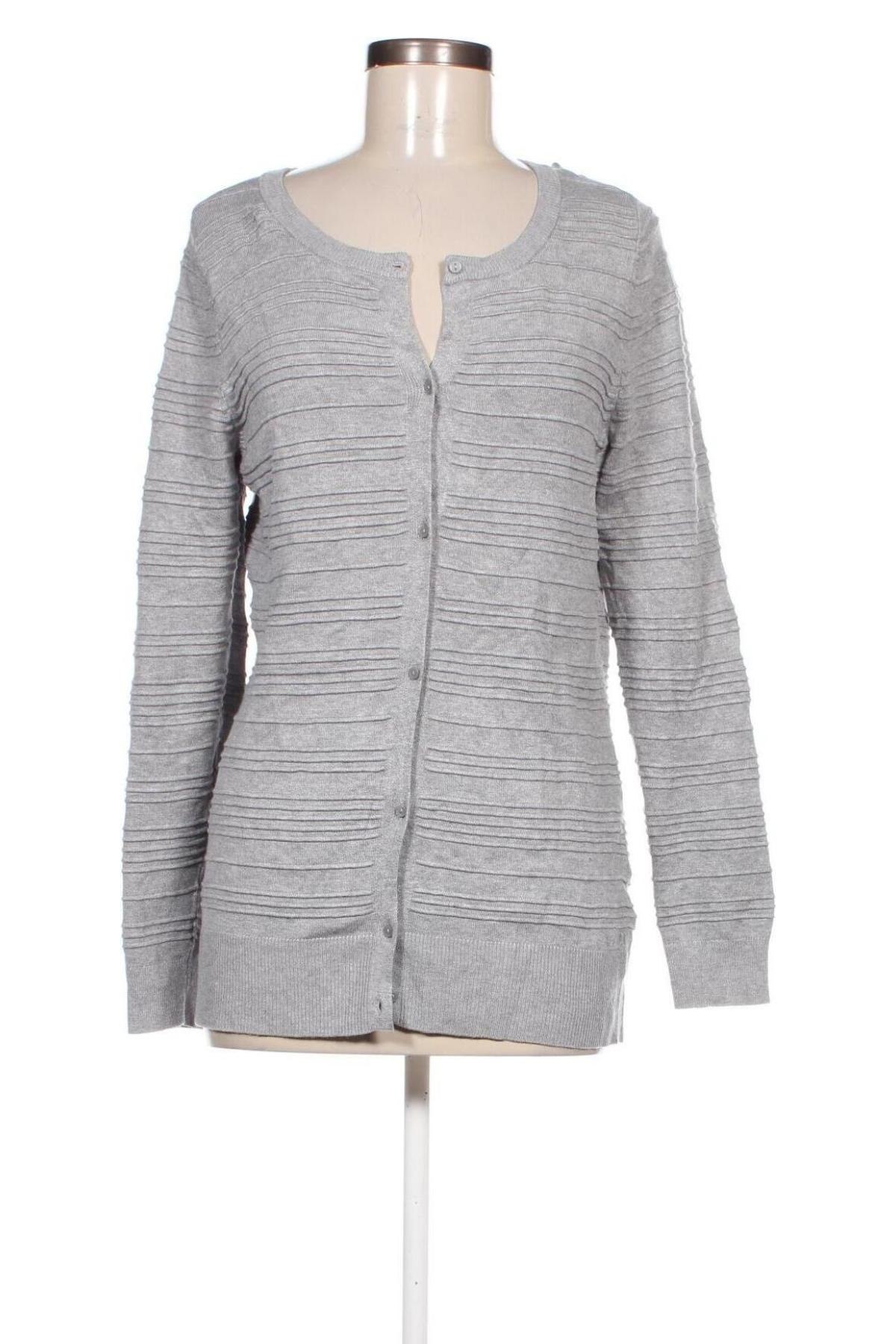 Damen Strickjacke Esmara, Größe L, Farbe Grau, Preis € 10,49