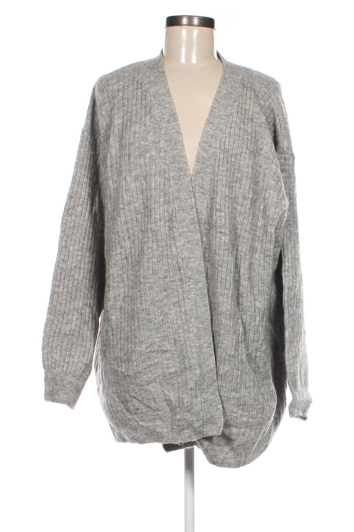 Cardigan de damă H&M, Mărime L, Culoare Gri, Preț 52,99 Lei