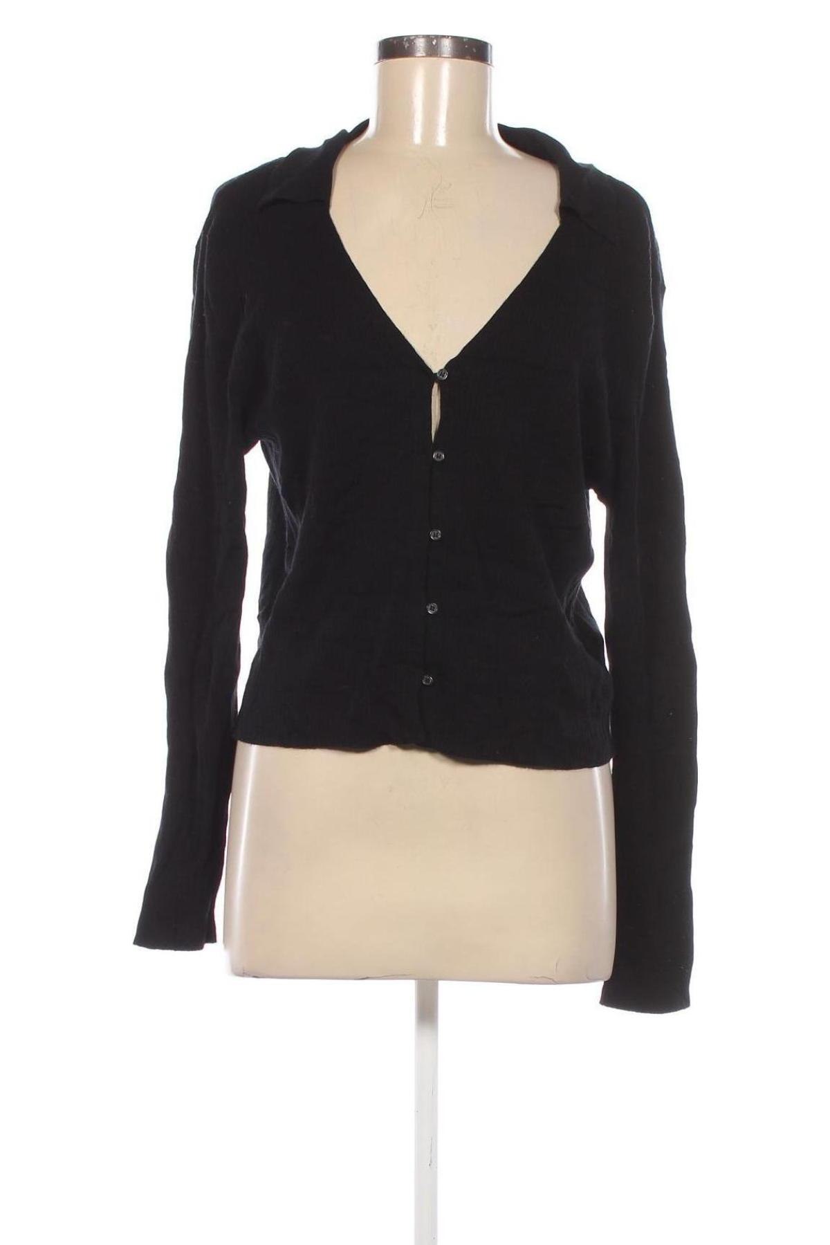 Cardigan de damă H&M, Mărime XL, Culoare Negru, Preț 22,99 Lei