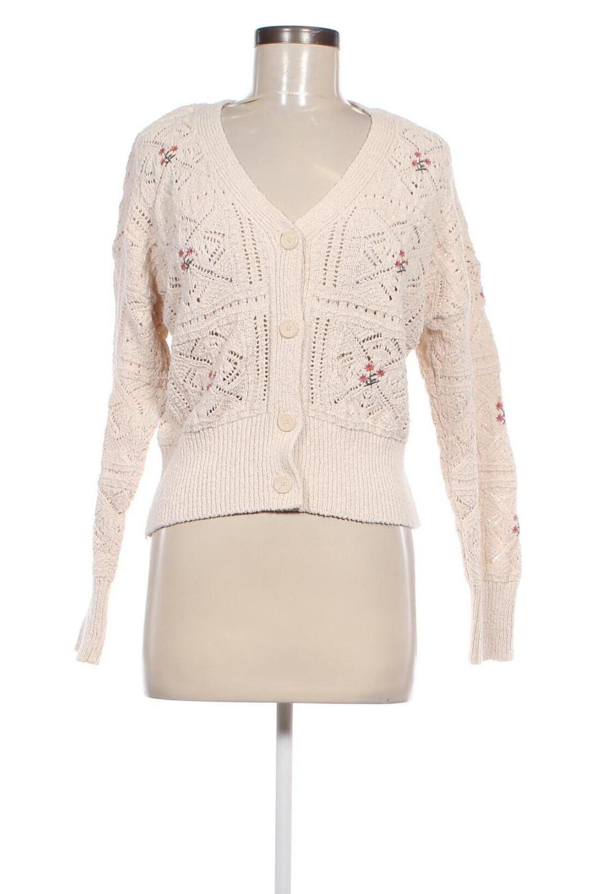 Cardigan de damă KappAhl, Mărime M, Culoare Bej, Preț 52,99 Lei