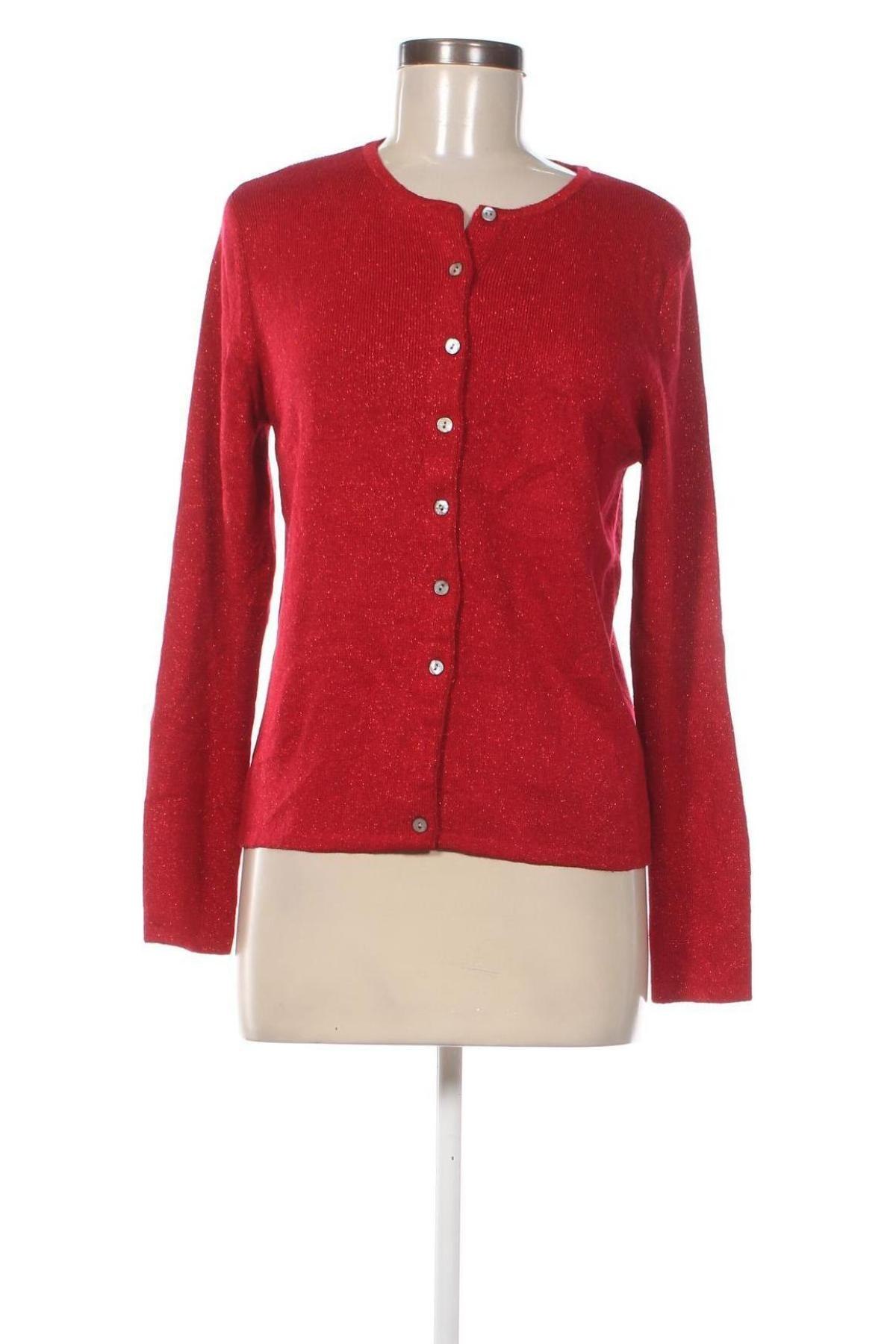 Damen Strickjacke Laura Scott, Größe M, Farbe Rot, Preis 8,49 €