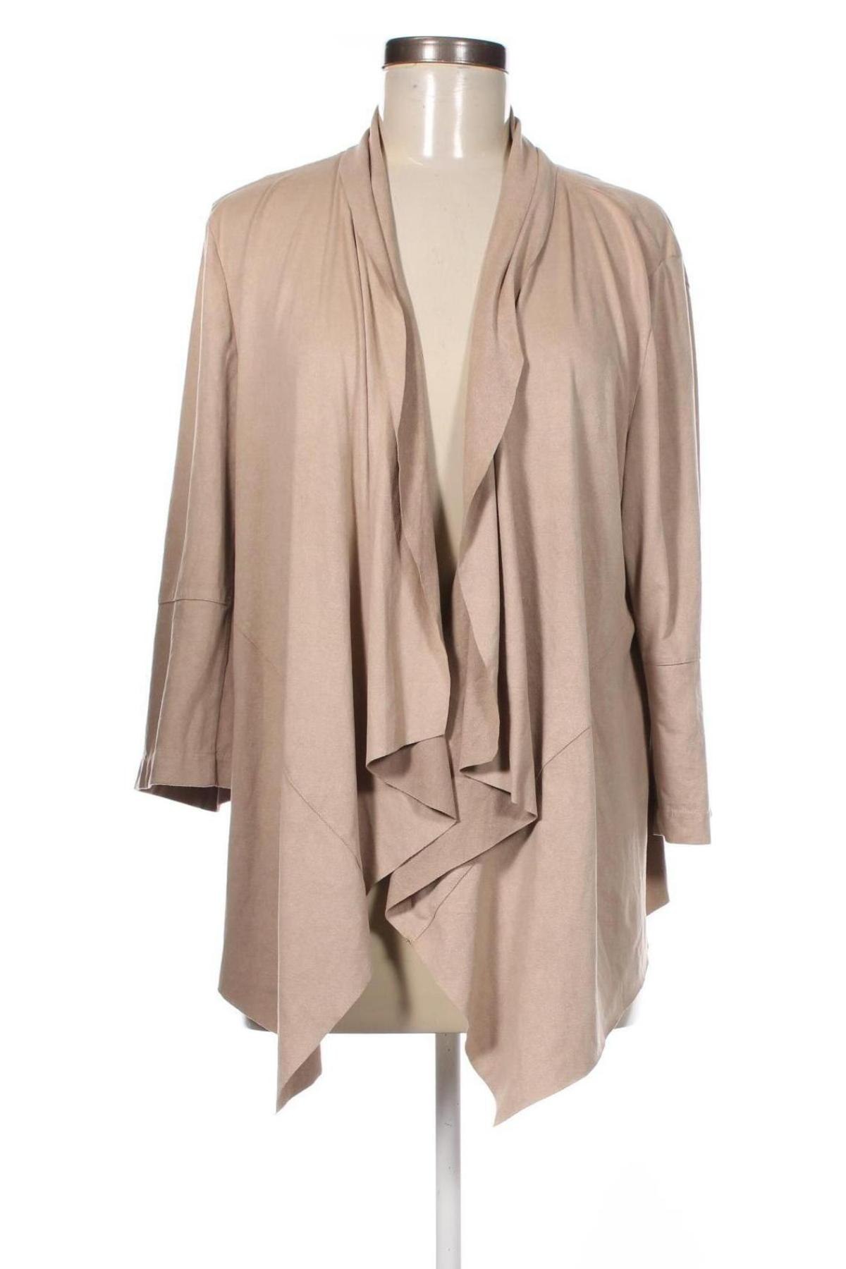 Damen Strickjacke Laura Torelli, Größe XL, Farbe Beige, Preis 9,49 €