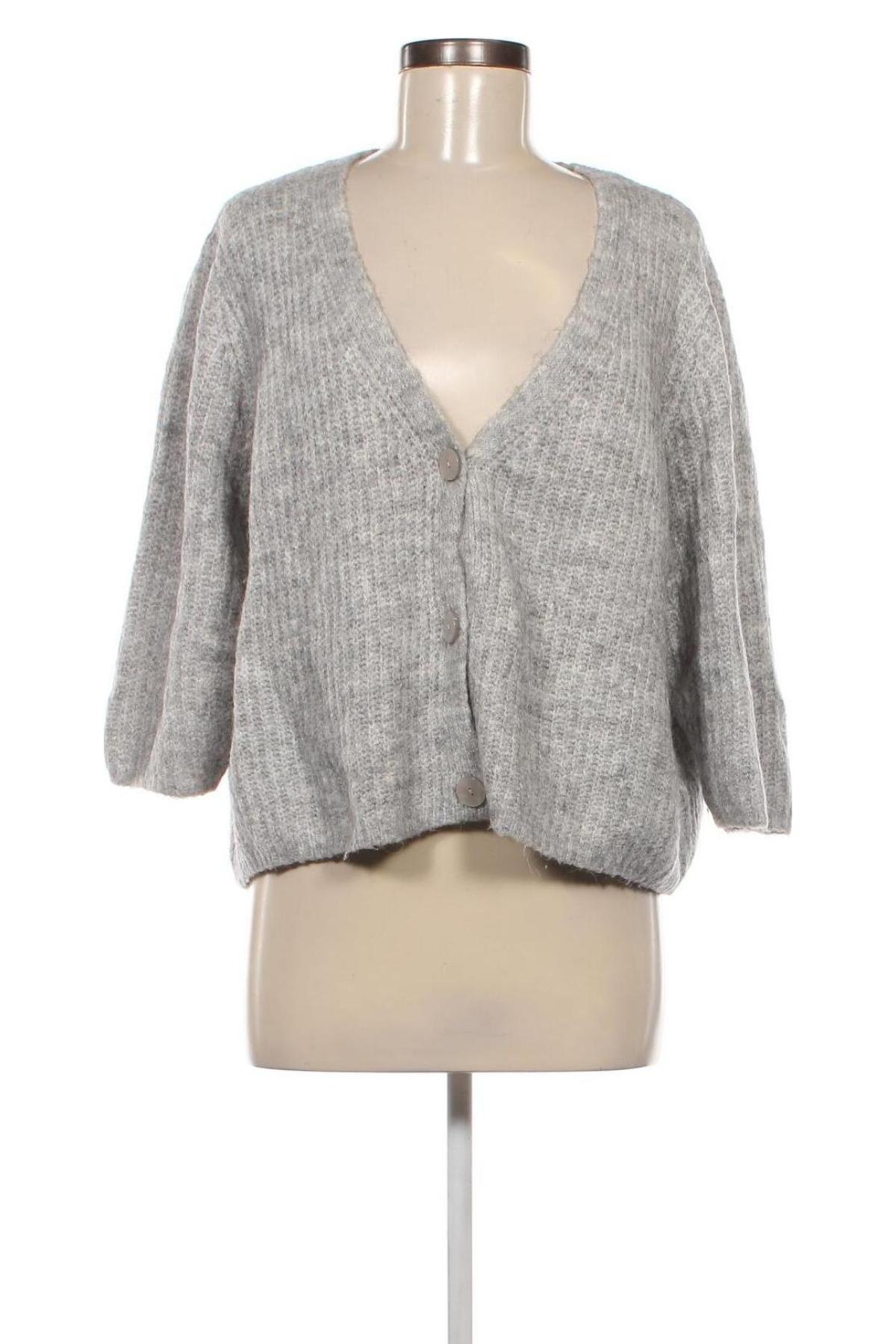 Cardigan de damă Lindex, Mărime L, Culoare Gri, Preț 57,99 Lei