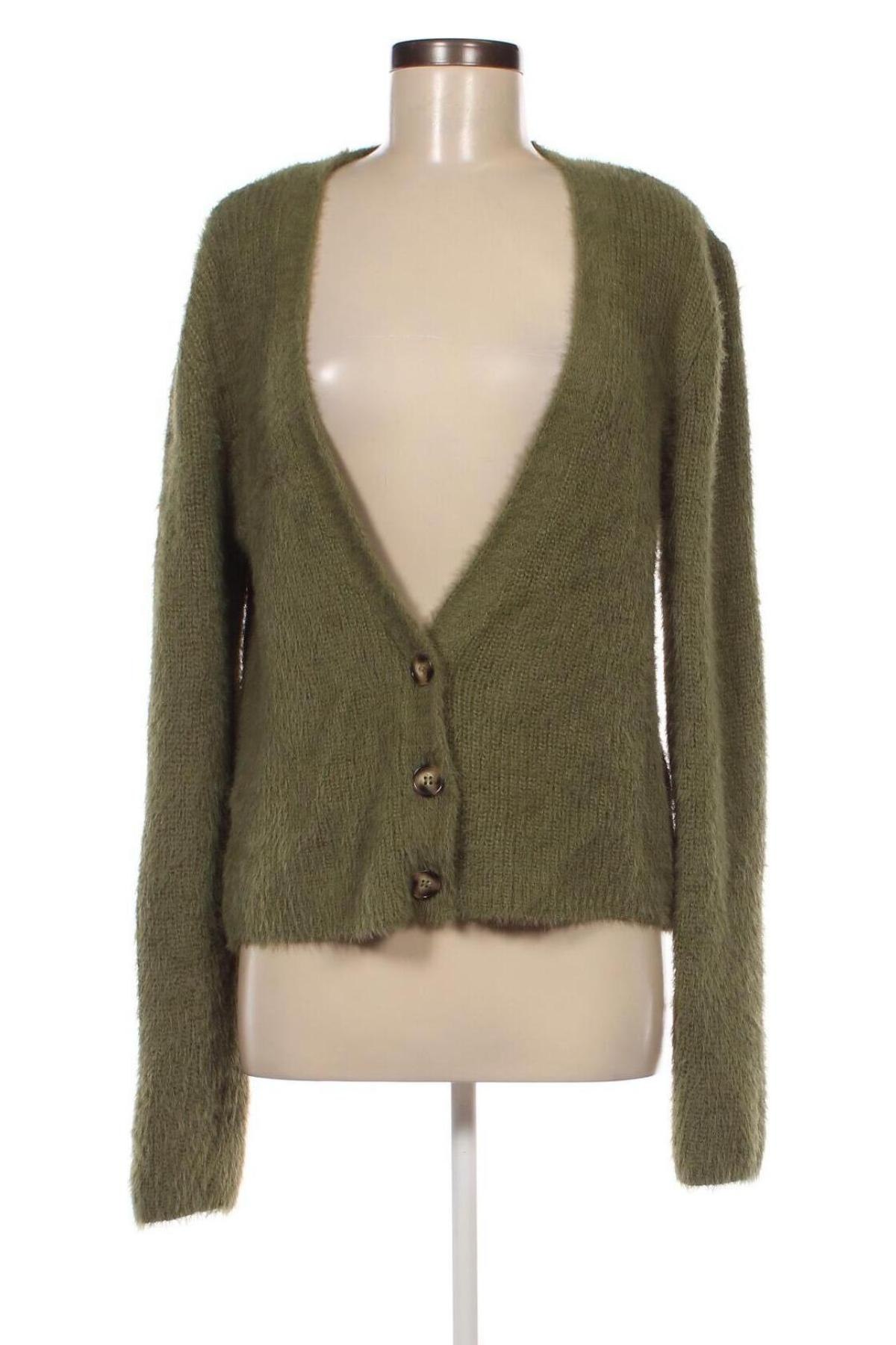 Cardigan de damă Noisy May, Mărime L, Culoare Verde, Preț 57,99 Lei