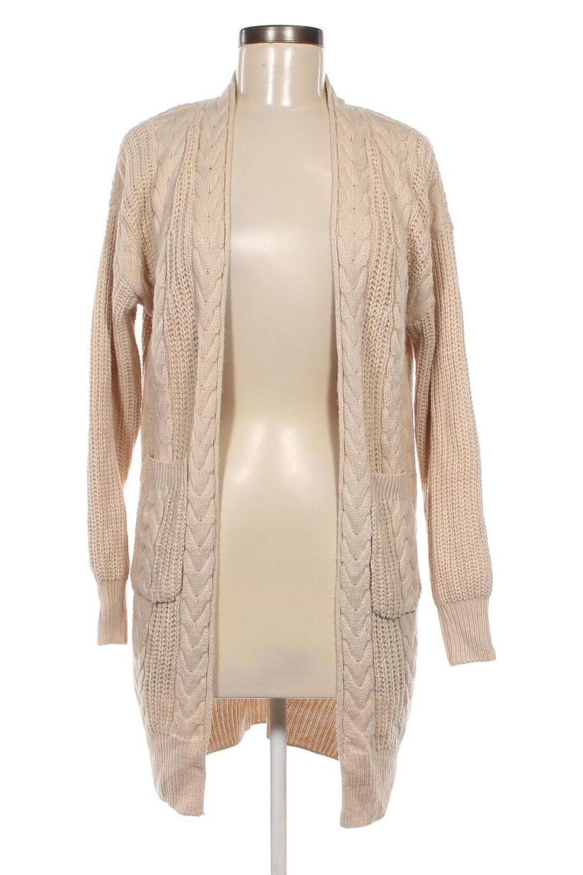 Damen Strickjacke SHEIN, Größe S, Farbe Beige, Preis 6,99 €