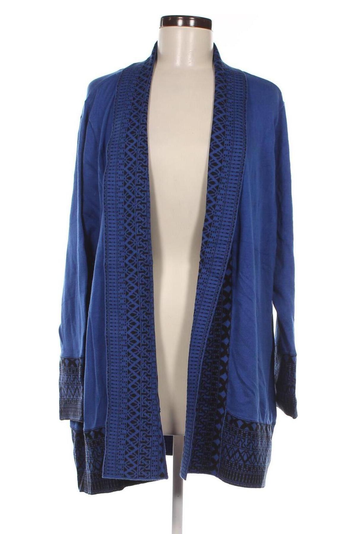 Cardigan de damă Susan Graver, Mărime XL, Culoare Albastru, Preț 28,99 Lei