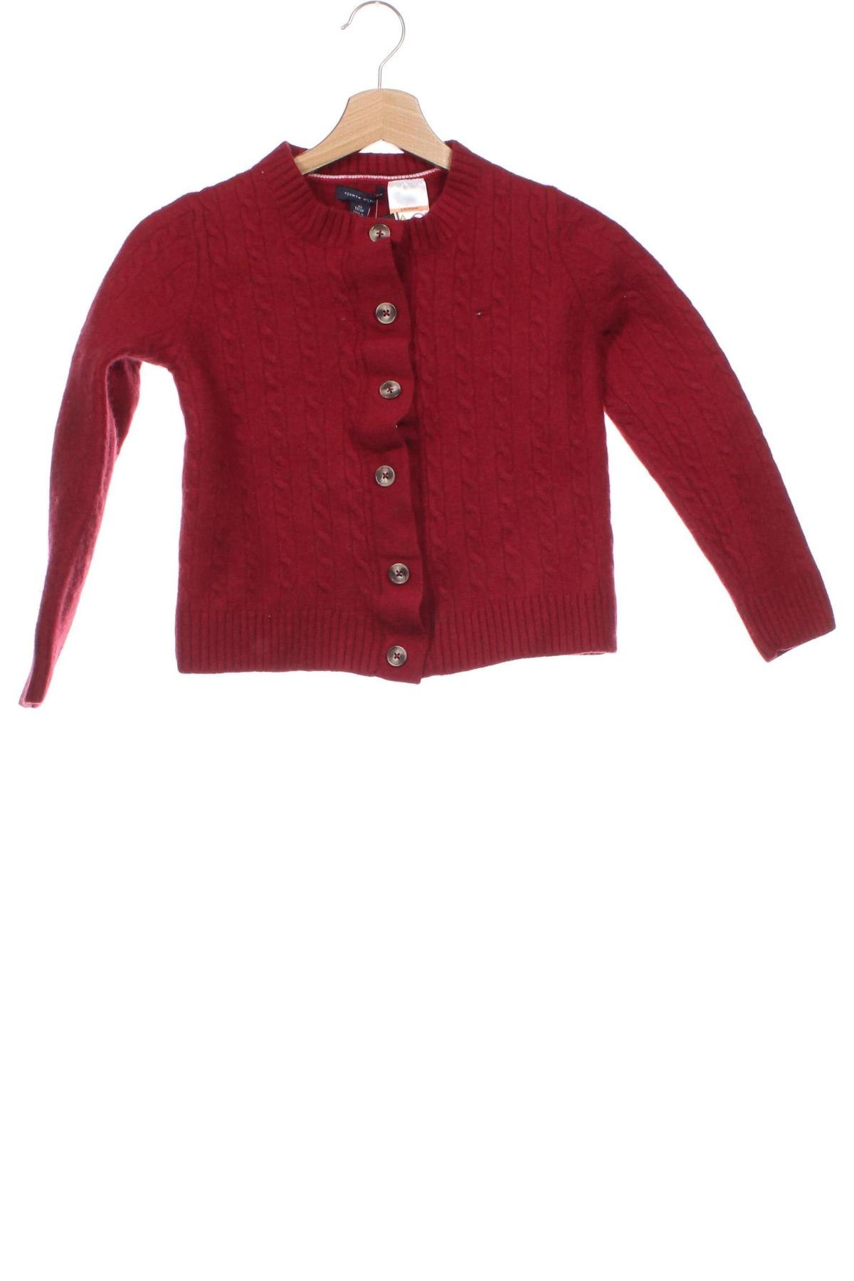 Kinder Strickjacke Tommy Hilfiger, Größe 9-10y/ 140-146 cm, Farbe Rot, Preis € 36,99